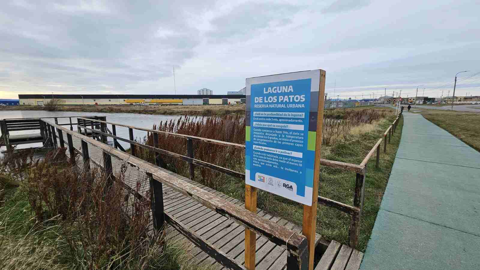 El Municipio recuerda que la Laguna de los Patos no está habilitada para actividades invernales