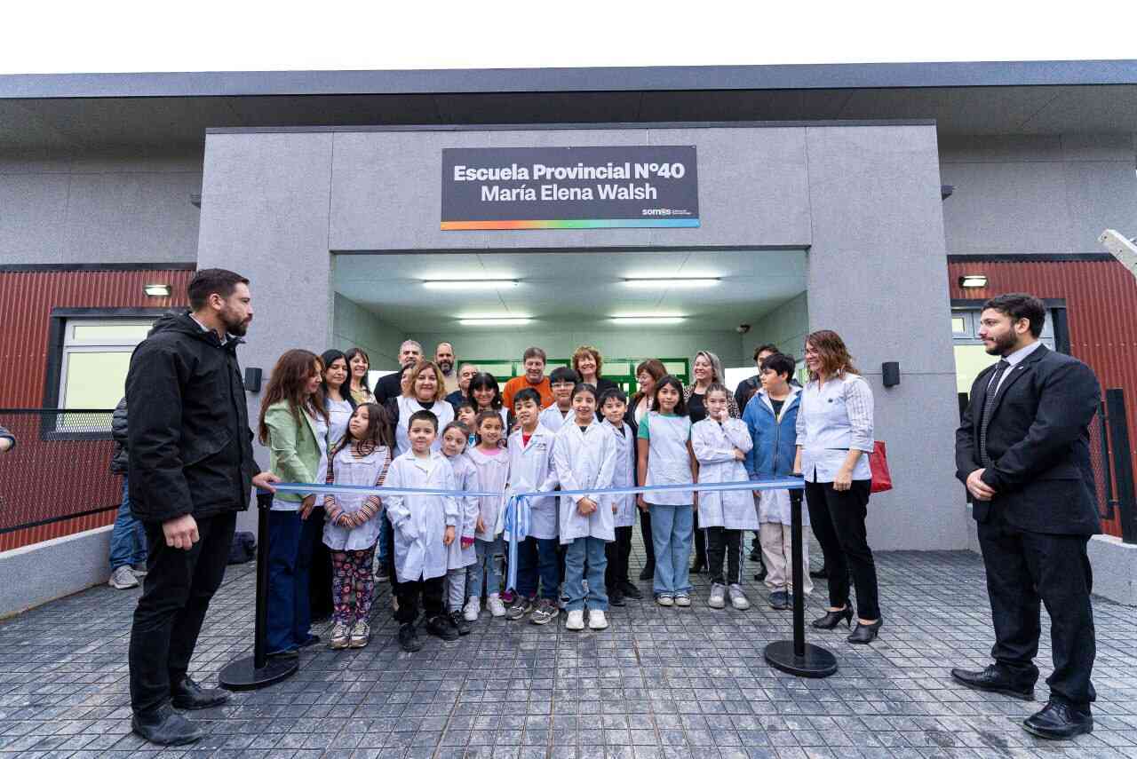 El Gobernador Melella  encabezó en Ushuaia la inauguración de la Escuela Provincial Nº 40 “María Elena Walsh”