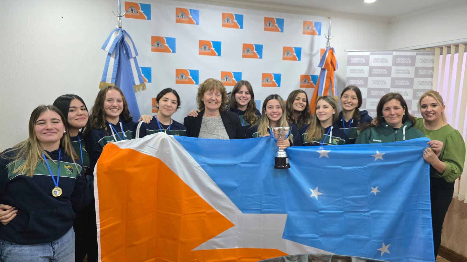 Urquiza recibió a las campeonas Nacionales del Argentino “C” Primera Damas Club