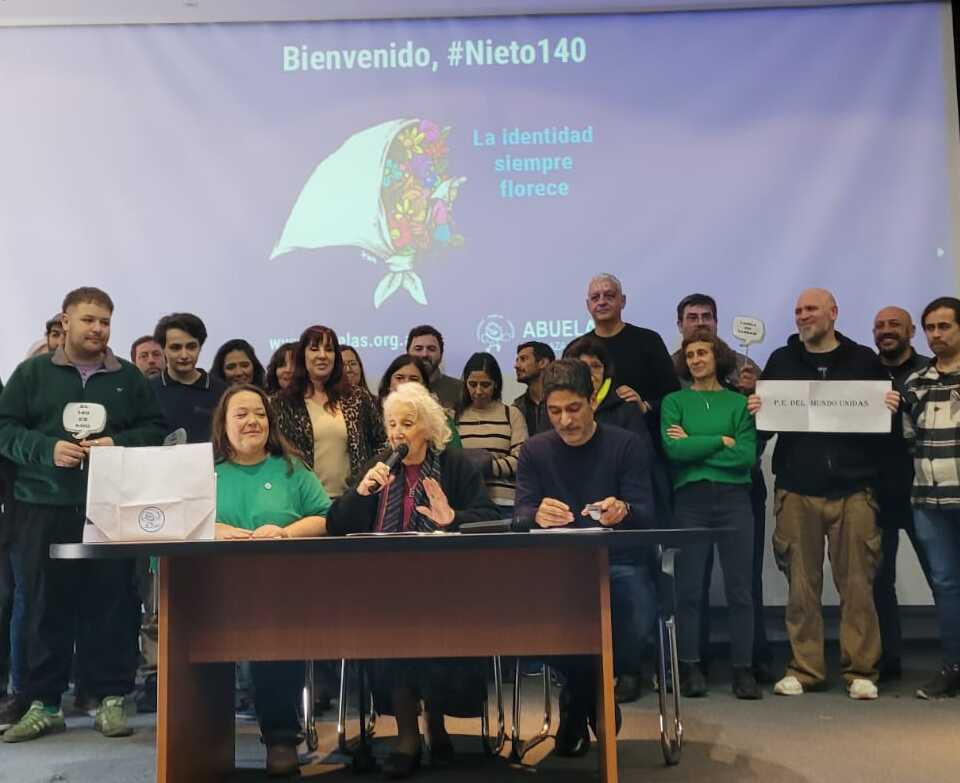 Restitución del nieto 140: "Es un bálsamo para seguir, a pesar de las circunstancias"
