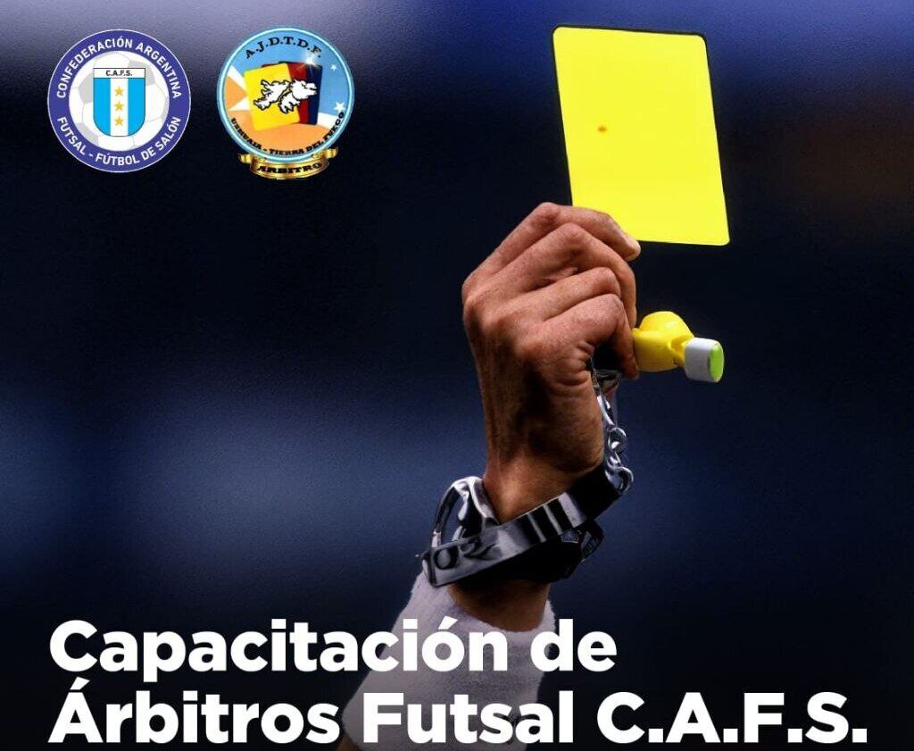 Comienza la inscripción al Curso de Árbitro de Fútbol C.A.F.S. en Ushuaia