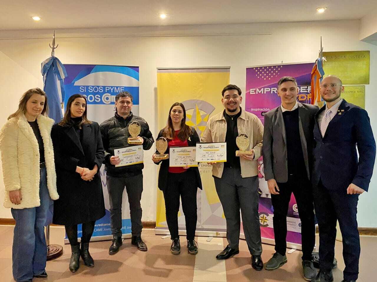 EL Municipio acompañó a emprendedores de la ciudad galardonados durante el Premio “Joven Empresario 2025”