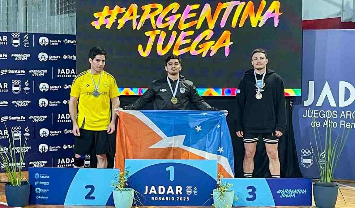 Tierra del Fuego sumó una medalla dorada en el tercer día de los JADAR
