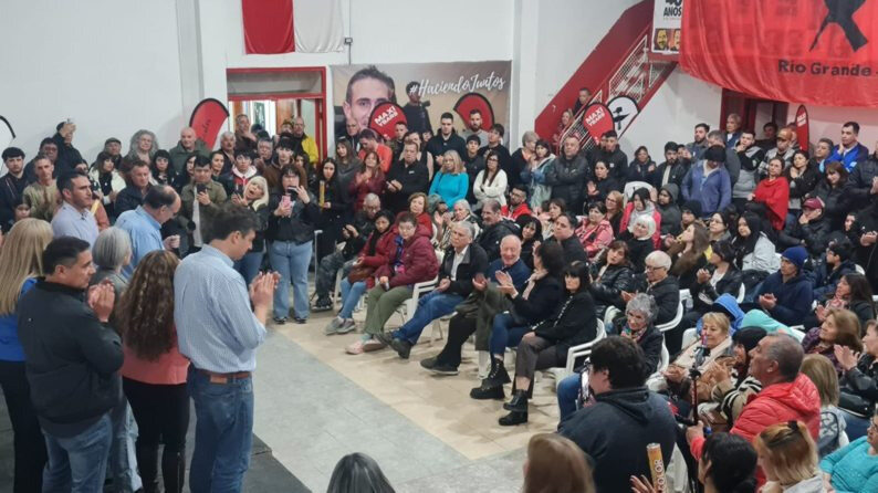 Blanco cerró campaña en Río Grande junto a los candidatos de Provincias Unidas con un mensaje de unidad y federalismo