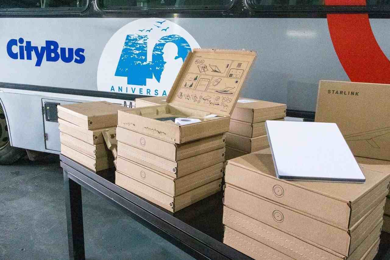 Se completó la instalación de antenas Starlink en las unidades de CityBus
