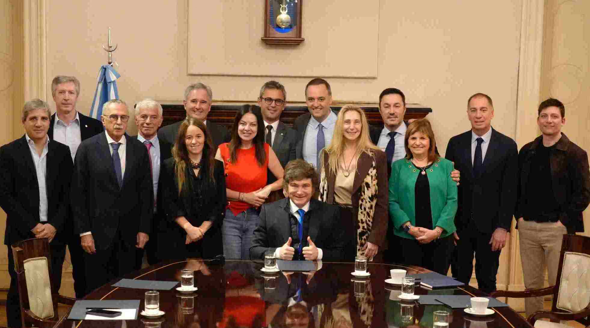 Javier Milei presentó a su nuevo Gabinete