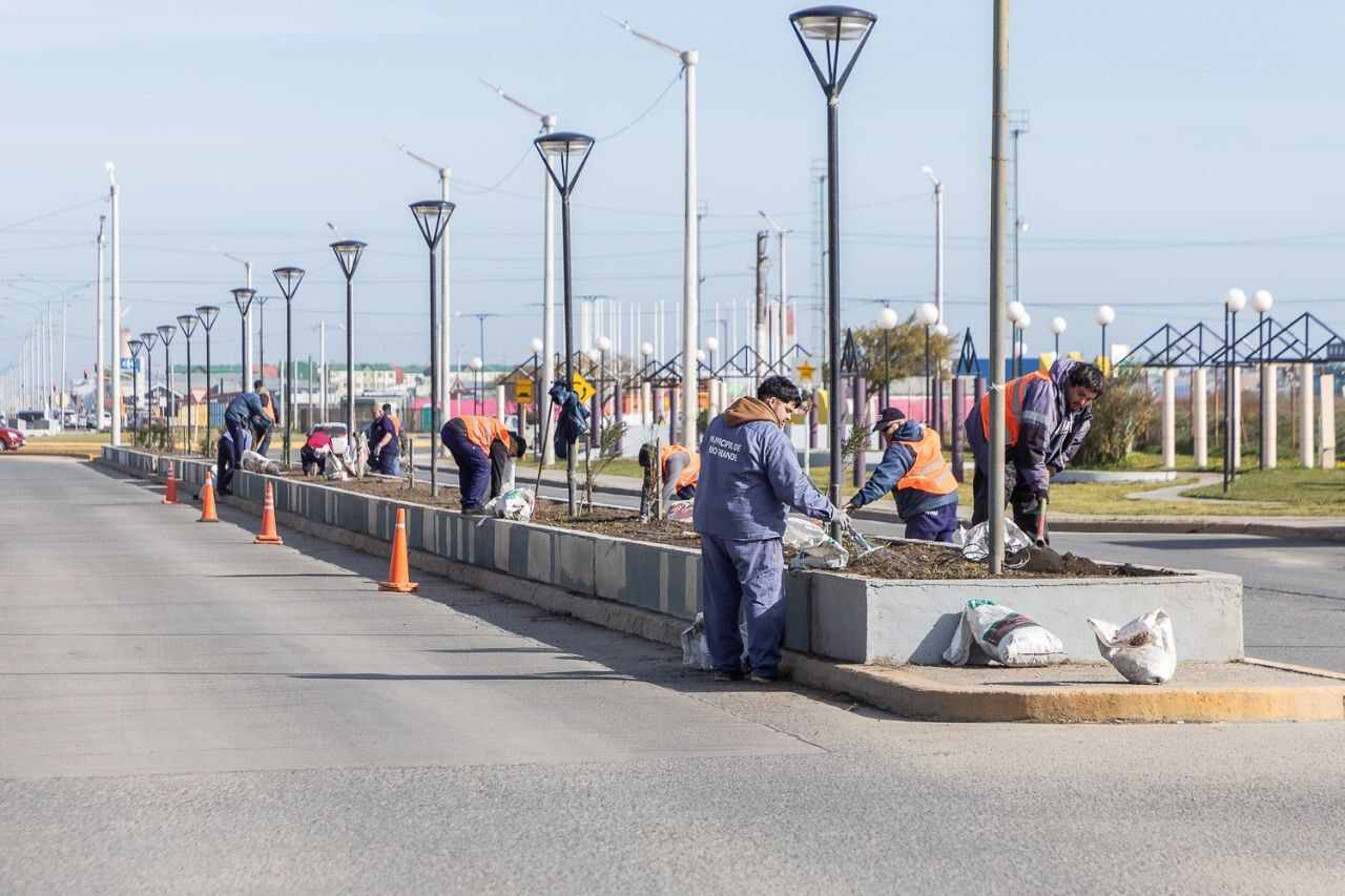 El Municipio avanza con el plan de embellecimiento urbano