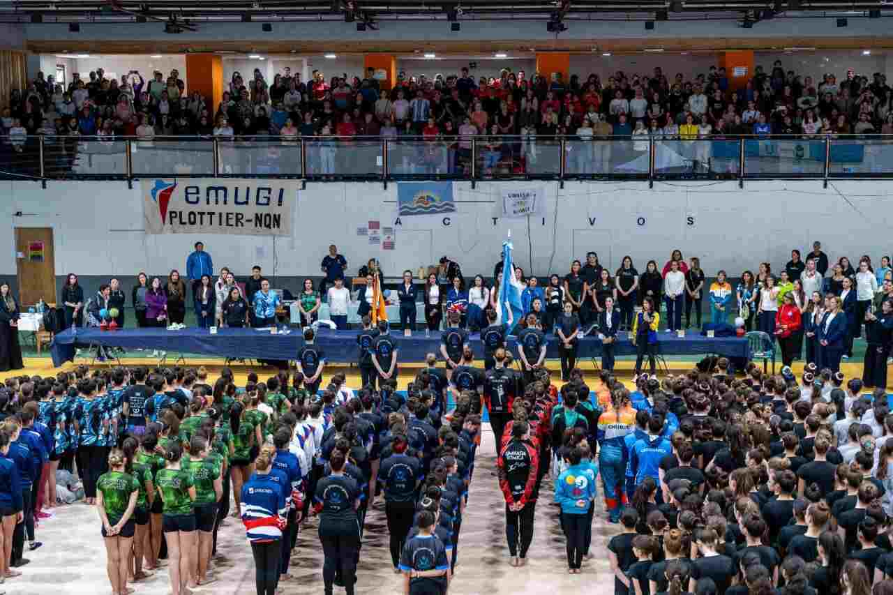 Se inauguró el Campeonato Nacional Federativo de Gimnasia Rítmica Nivel C en el Cochocho Vargas