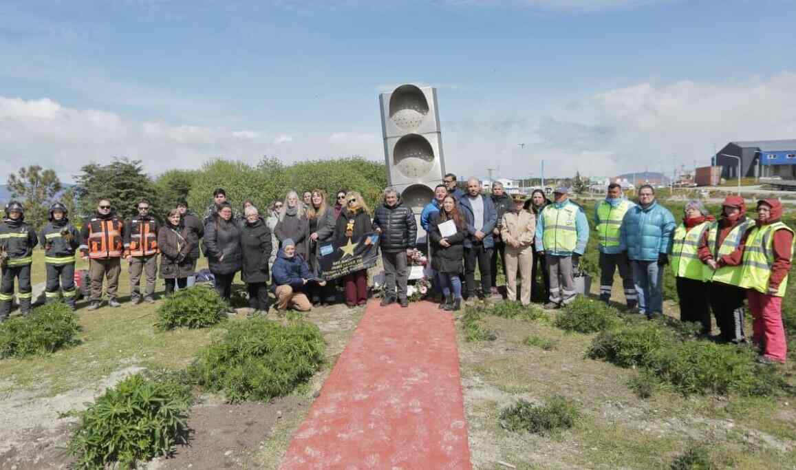 La Municipalidad de Ushuaia acompañó el acto conmemorativo por las Víctimas de Tránsito