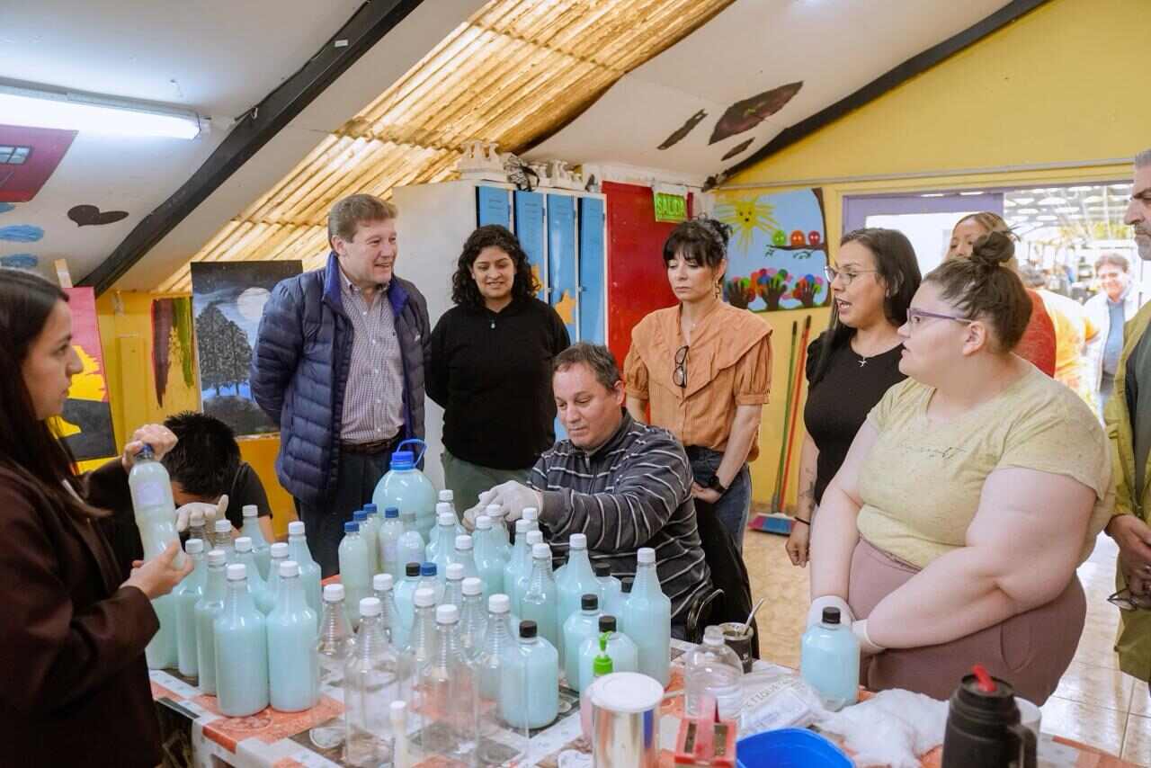 Melella visitó el CAAD en Río Grande