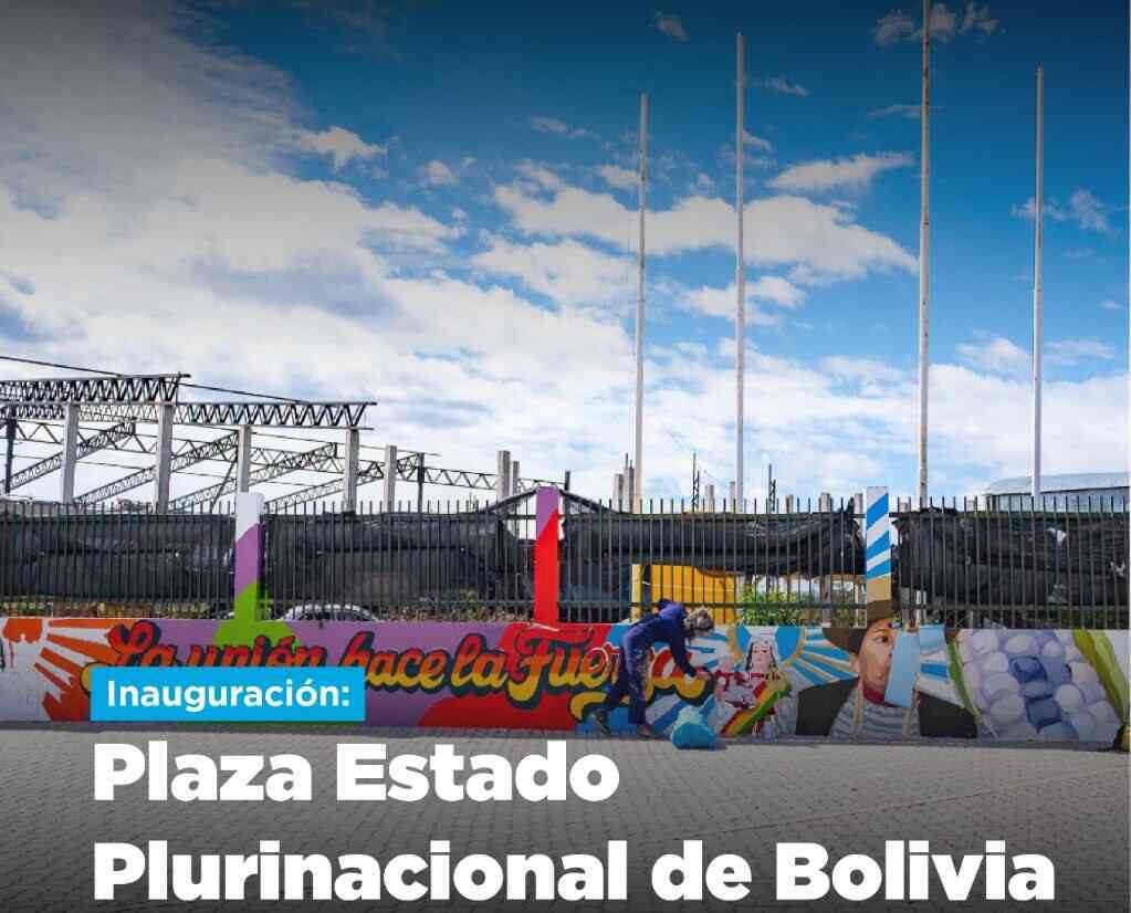La Municipalidad de Ushuaia invita a la comunidad a la inauguración de la Plaza Estado Plurinacional de Bolivia