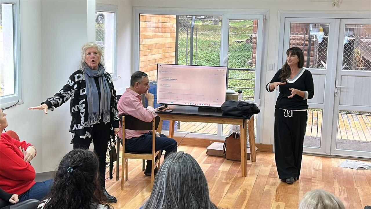 Presentaron la plataforma omnicanal de Acceso a Justicia a la comunidad de Almanza