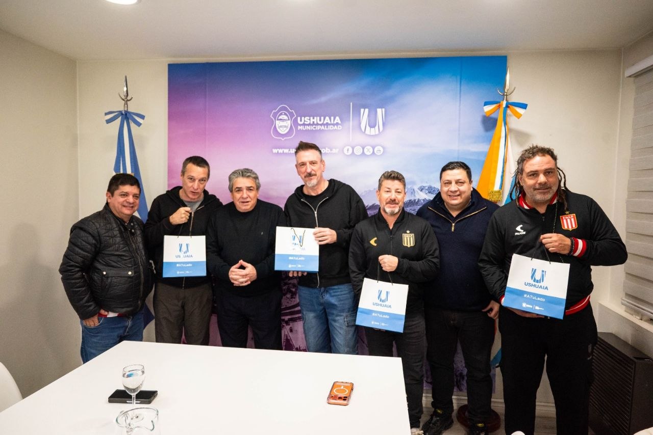 La Municipalidad de Ushuaia fortalece vínculos con el Club Estudiantes de La Plata para impulsar proyectos deportivos y educativos