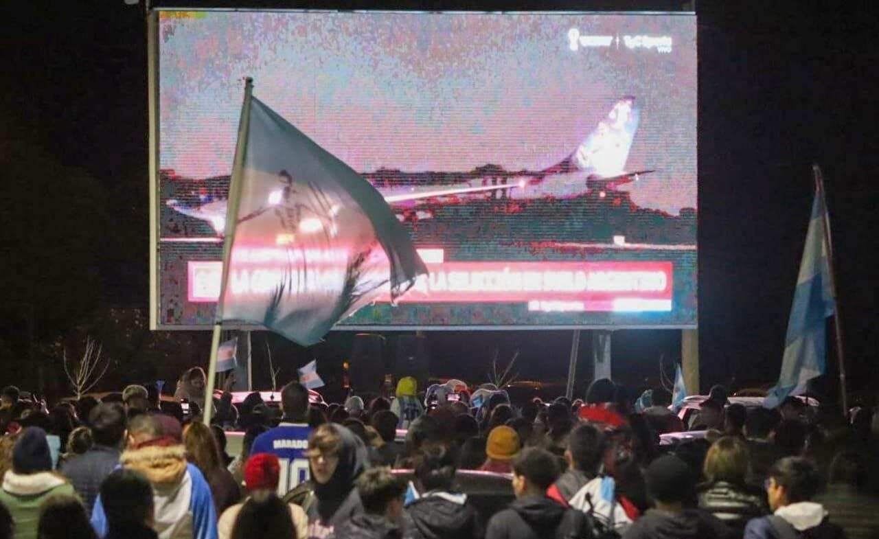 El Partido de Argentina se vive en el Parque de los 100 años