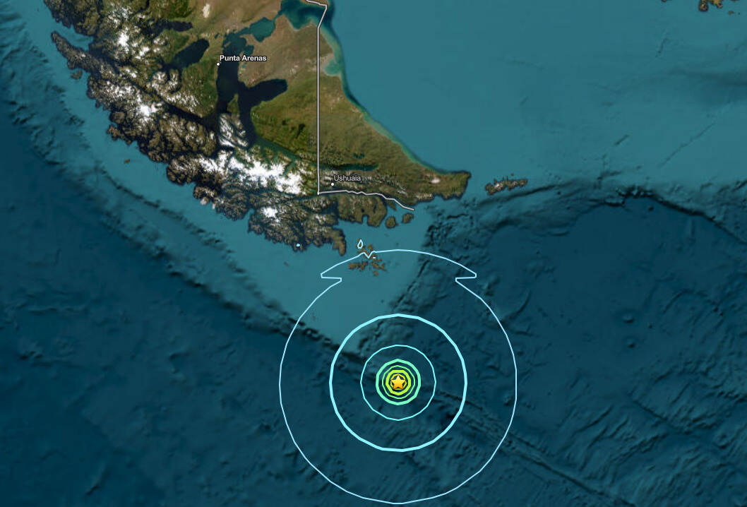 La Municipalidad informó que no hay alerta en Ushuaia tras el evento sísmico registrado en el Pasaje Drake