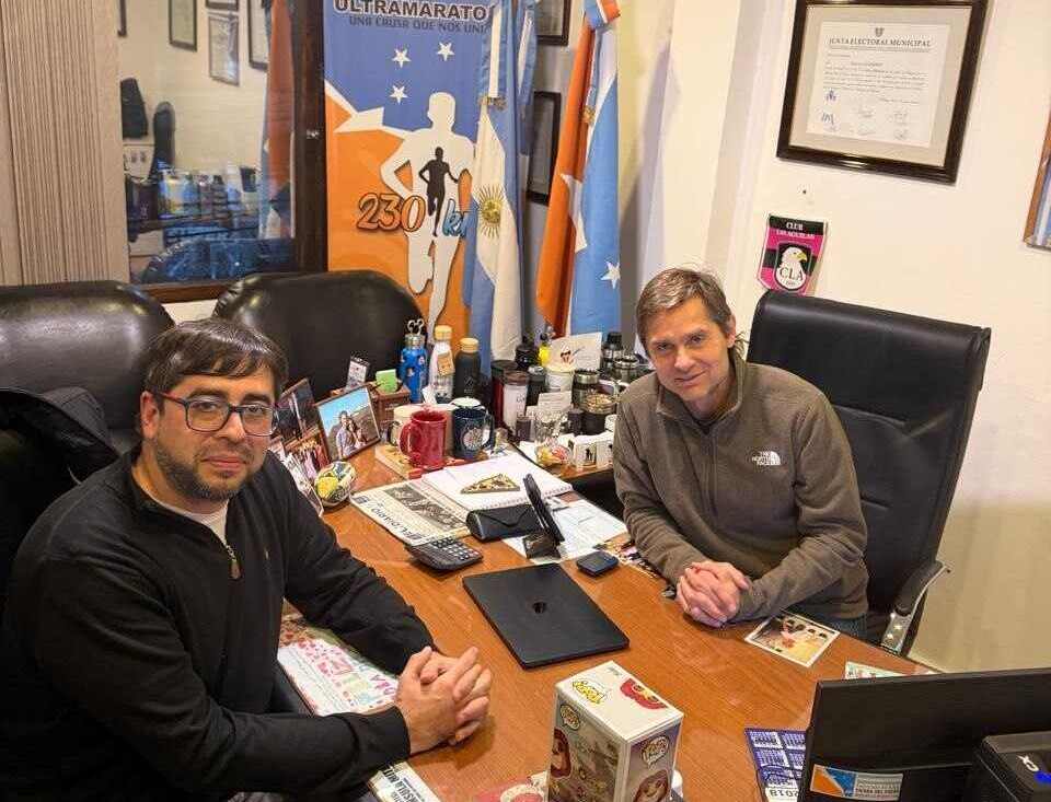 Federico Sciurano recibió al concejal Fernando Oyarzun