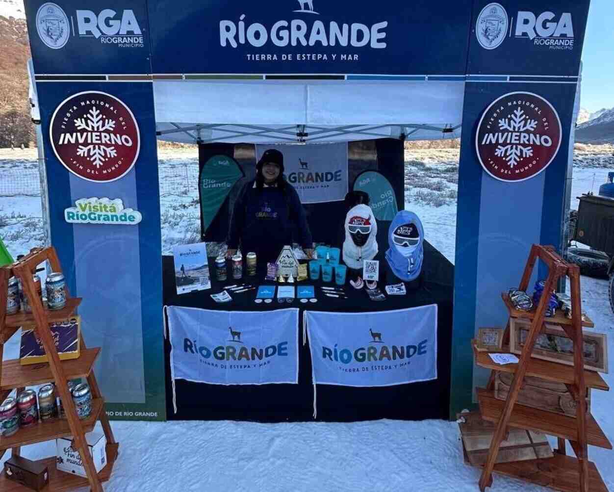 Río Grande promocionó sus atractivos turísticos y la producción local en la Fiesta Nacional del Invierno