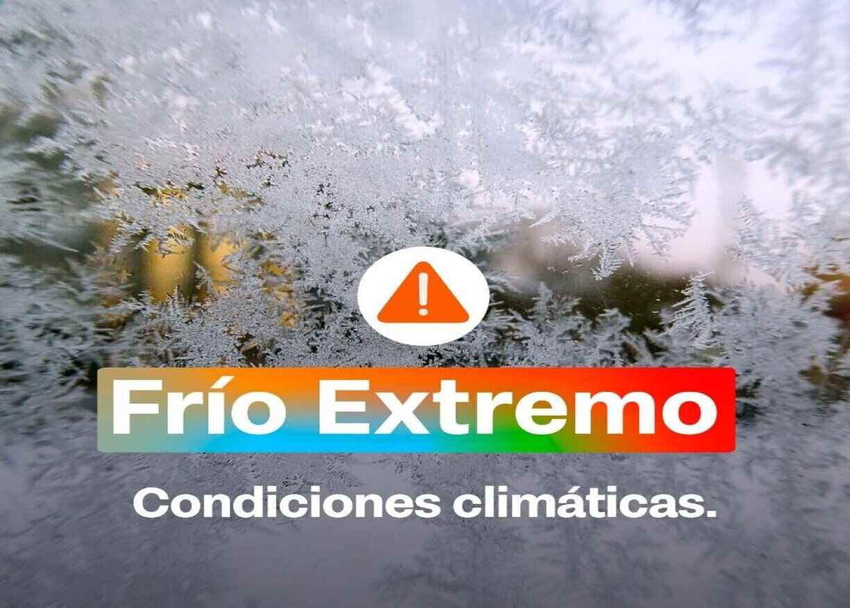 Alerta Amarilla por frío extremo