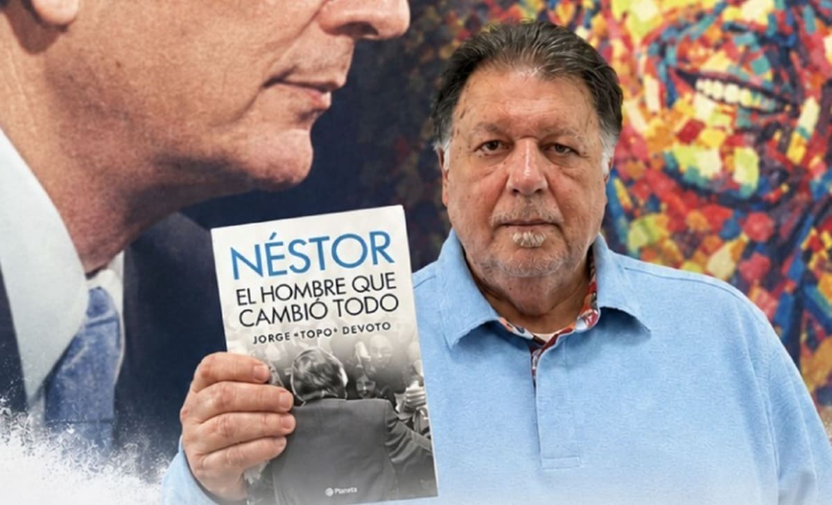 Jorge “Topo” Devoto presentará en Tolhuin su libro sobre Néstor Kirchner